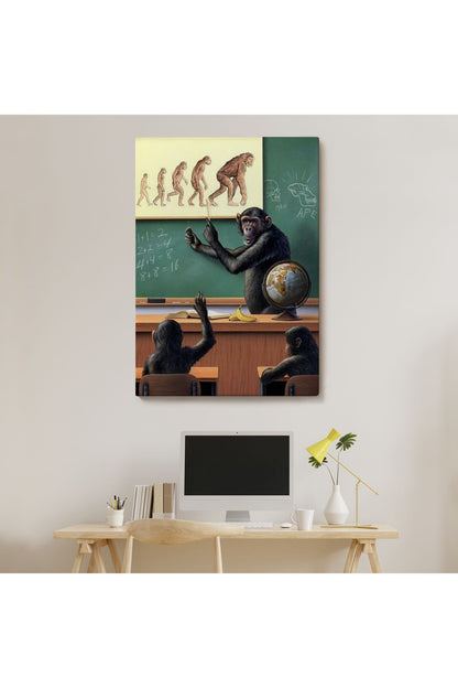 İnsanın Tersine Evrimine Anlatan Manmun Tablosu-6265