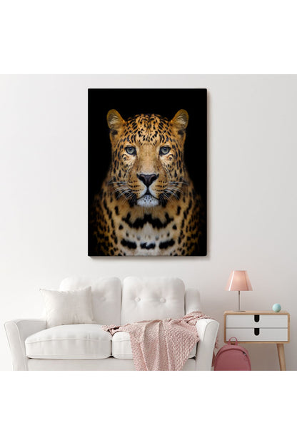 Tshp seri001 Leopar Dekoratif Kanvas Tablo-5959