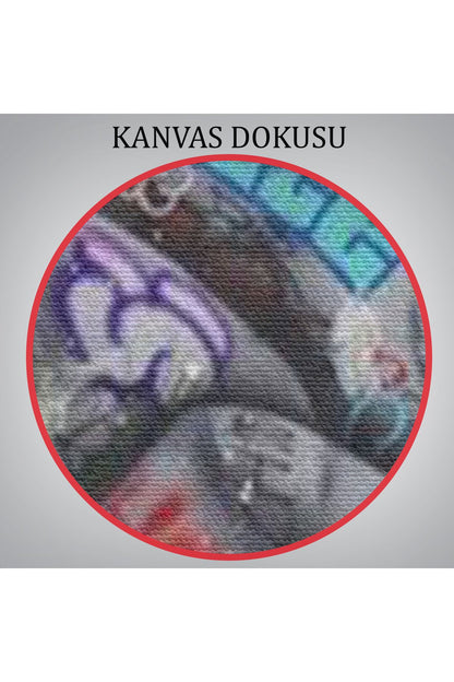 Graffiti Orta Parmak İzi Graffiti, Küfürlü El Hareketi, Hip Hop anvas Tablo-5314