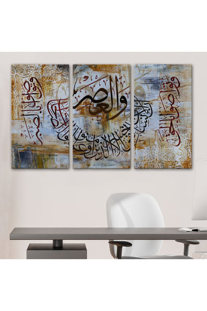 Özel Tasarım Birbirlerine Hakkı Tavsiye Edenler,Onlar Ziyanda Değillerdir Asr Suresi Tablo-3384