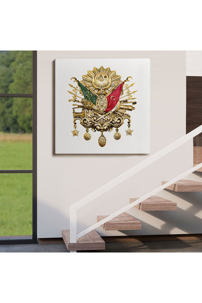 Osmanlı Tuğrası Dekoratif Kanvas Tablo-5805