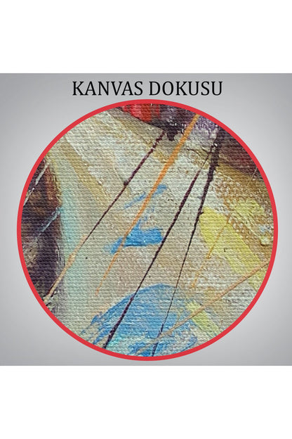 Yağlı Boya Görünümlü Yelkenli Kanvas Tablo-5999