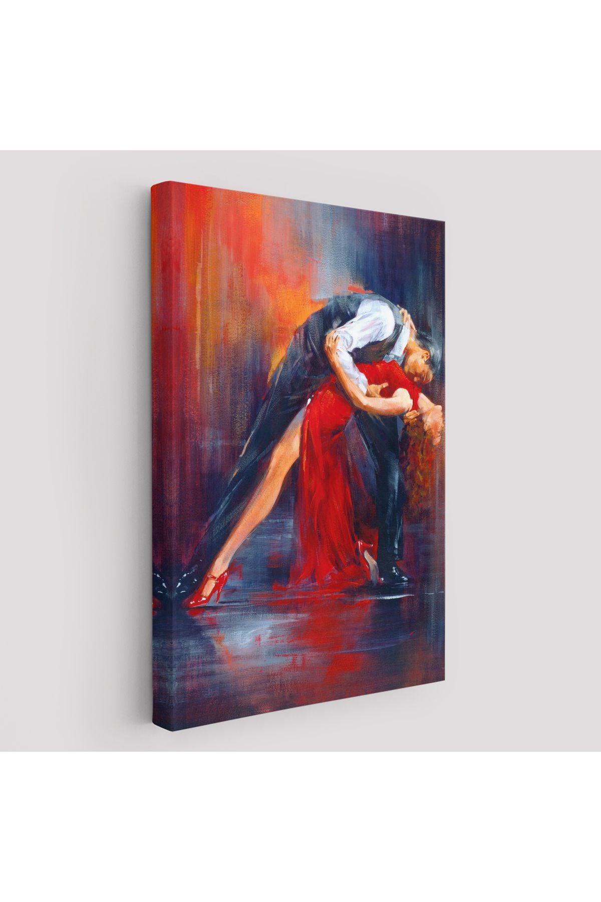Tango Yapan Çift Dekoratif Duvar Tablosu-6429
