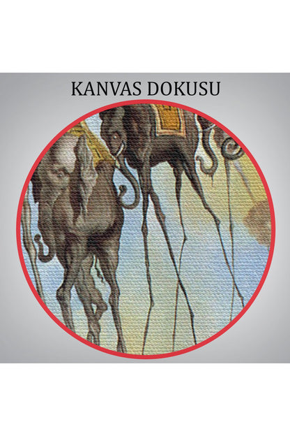 Salvador Dali - The Temptation of St. Anthony Kanvas Tablo-5162