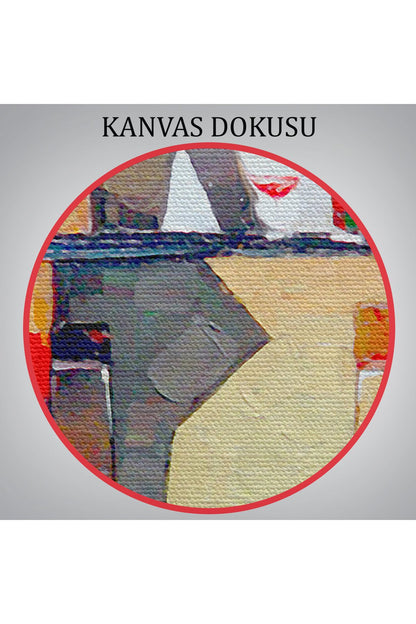 Özel Tasarım, Dekortif BaskıPubdaki Kadınlar Tablosu - Women in the Pub -6604