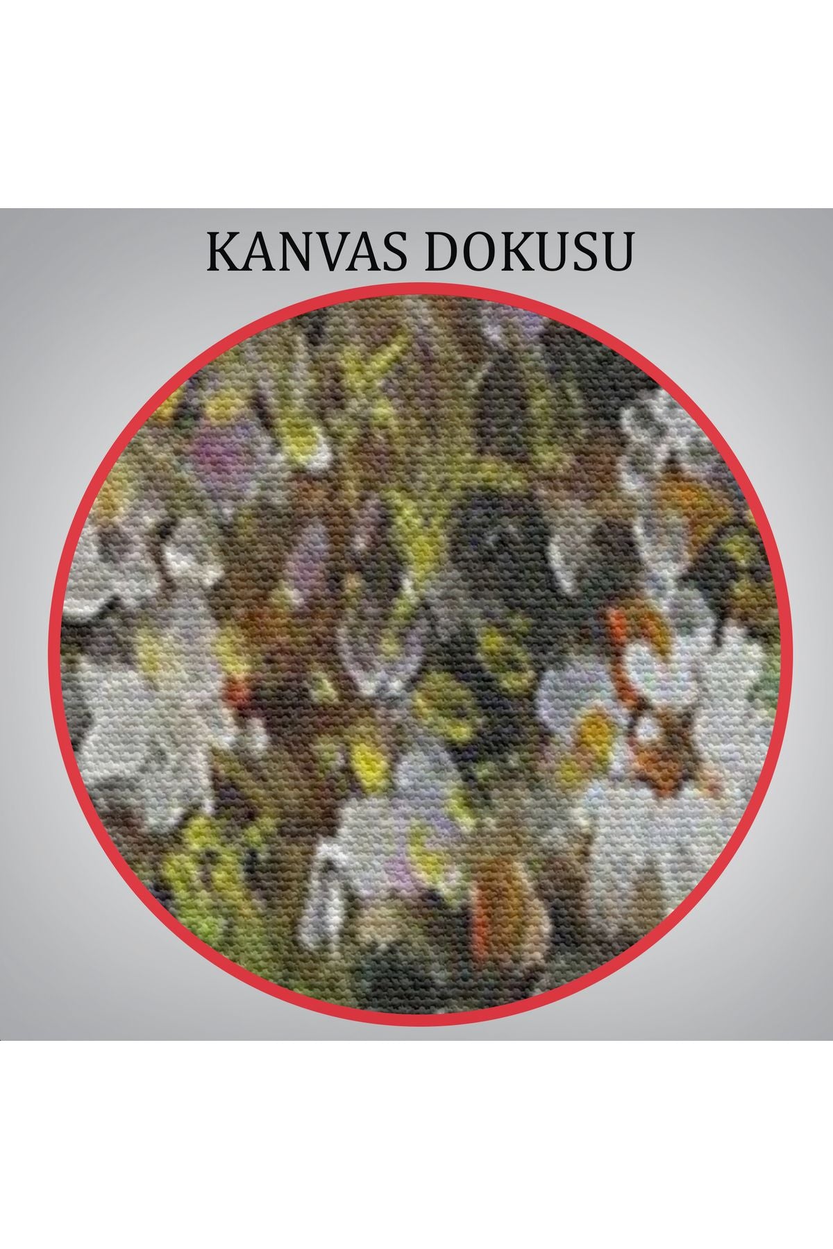 Vazodaki Renkli Çiçekler Duvar Tablosu-6119