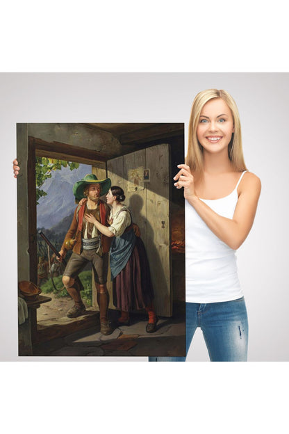 Carl Friedrich Moritz Müller Dresden 1807-1865 Münih, Andreas Hofer Vedası Tablosu-6084