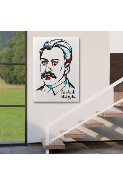 Friedrich Nietzsche Dekoratif Kanvas Tablo-5920