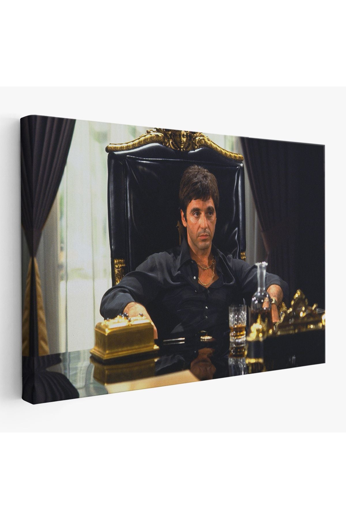 Scarface Alpacino İtalyan Mafya Kanvas Tablo-5137
