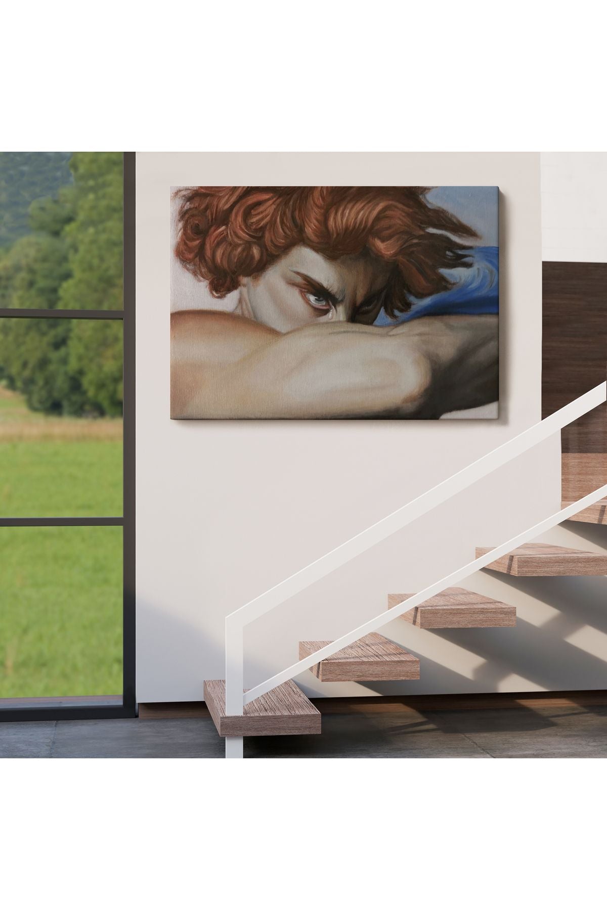 Düşmüş Meleğin Gözyaşları Tablosu, Alexandre Cabanel Fallen Angel's Eyes Tablosu-5384