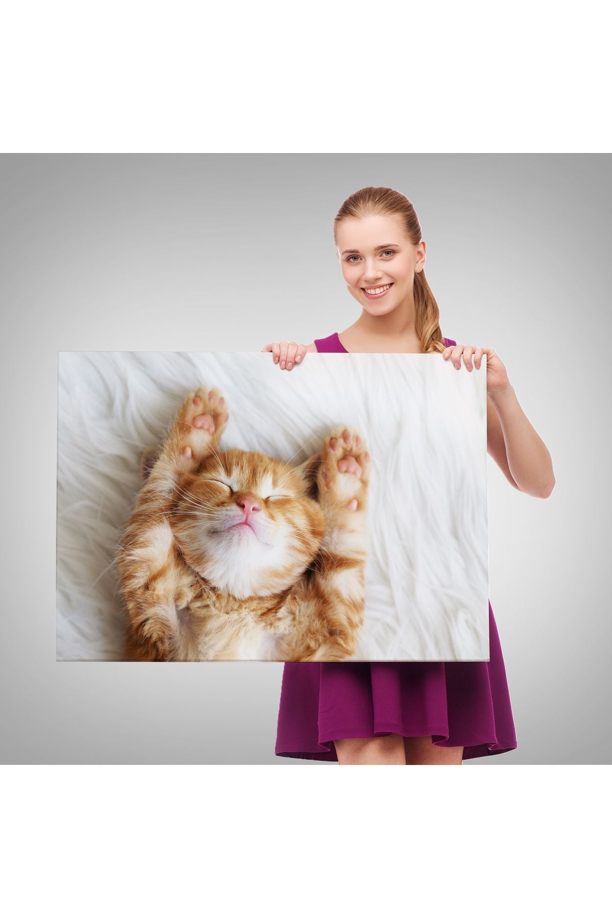 arg001 seri Yavru Kedi Dekoratif Kanvas Tablo 1125