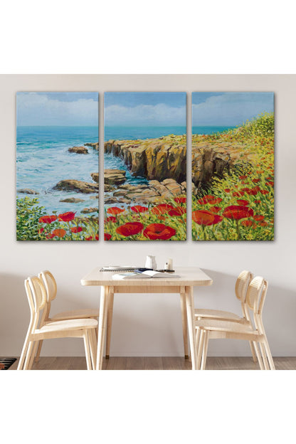 Deniz Manzaralı Dekoratif Kanvas Duvar Tablosu-3431