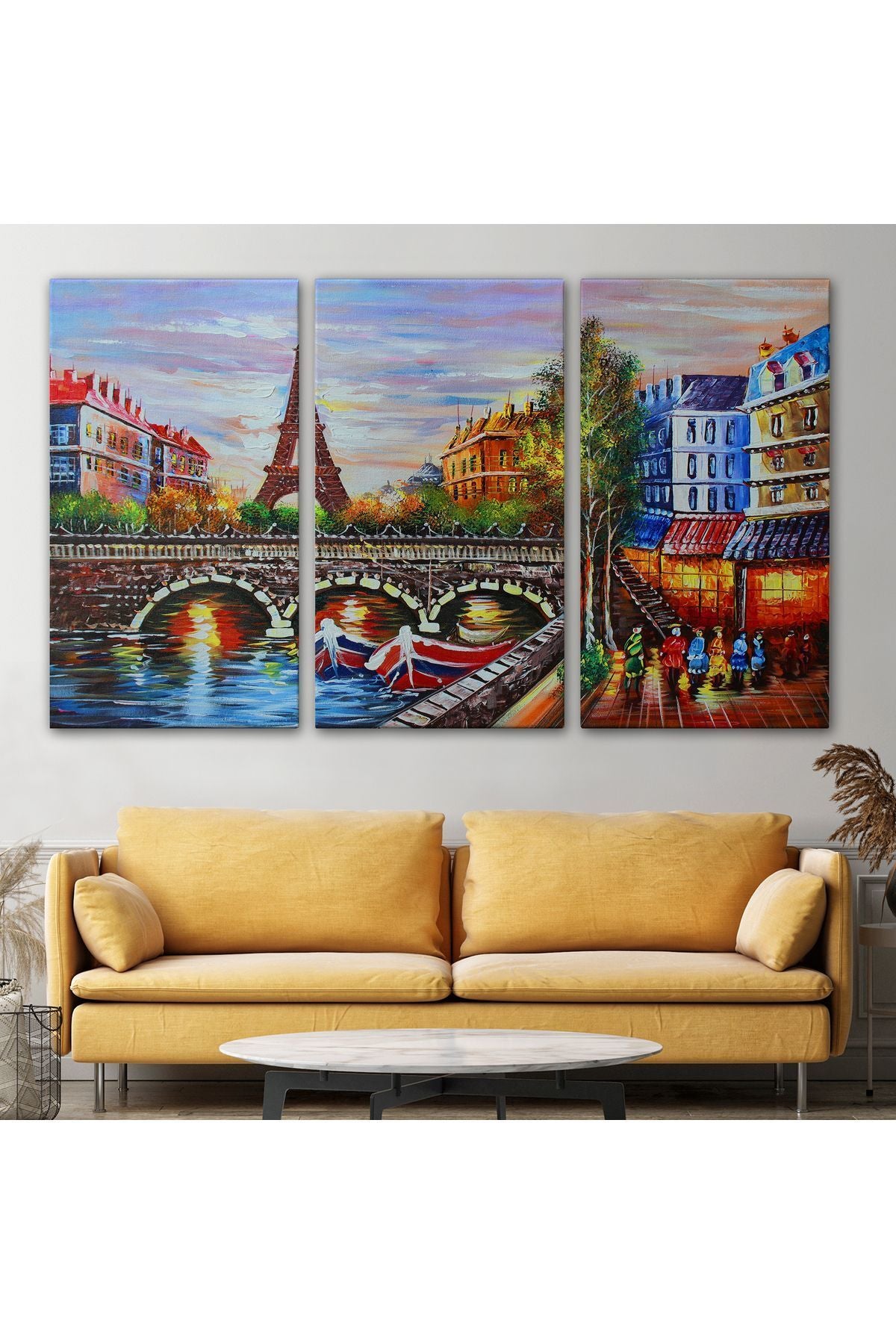 Dekoratif Kanvas Tablo, Duvar Tablosu- Eyfel Kulesi Paris, Modern 1232