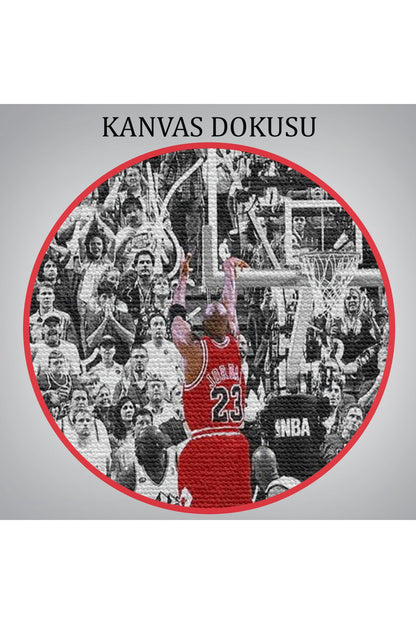 MLT Brnd product092 Michael Jordan Üçlük Şutu Kanvas Tablo-5139