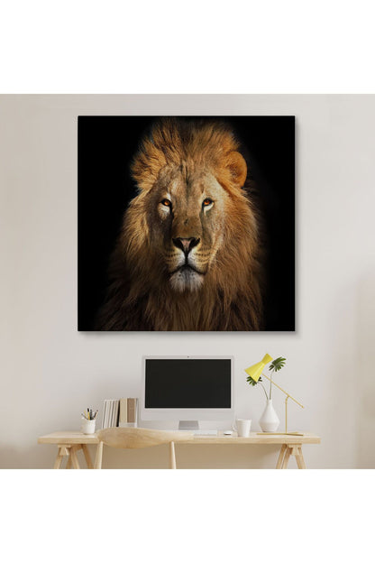 Aslan Dekoratif Kanvas Tablo-5847