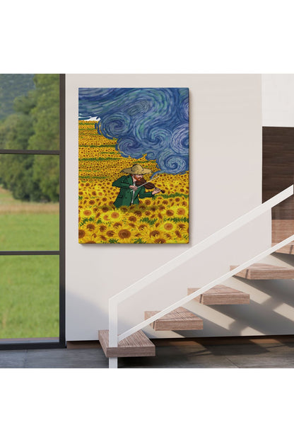 Vincent van Gogh Temalı İllüstrasyon Tablosu-6361
