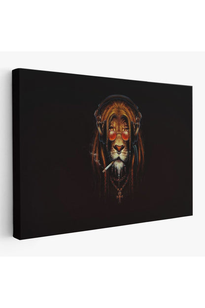 Dekoratif Kanvas Tablo-Amerikan Futbolu Soccer Duvar Tablosu 5391