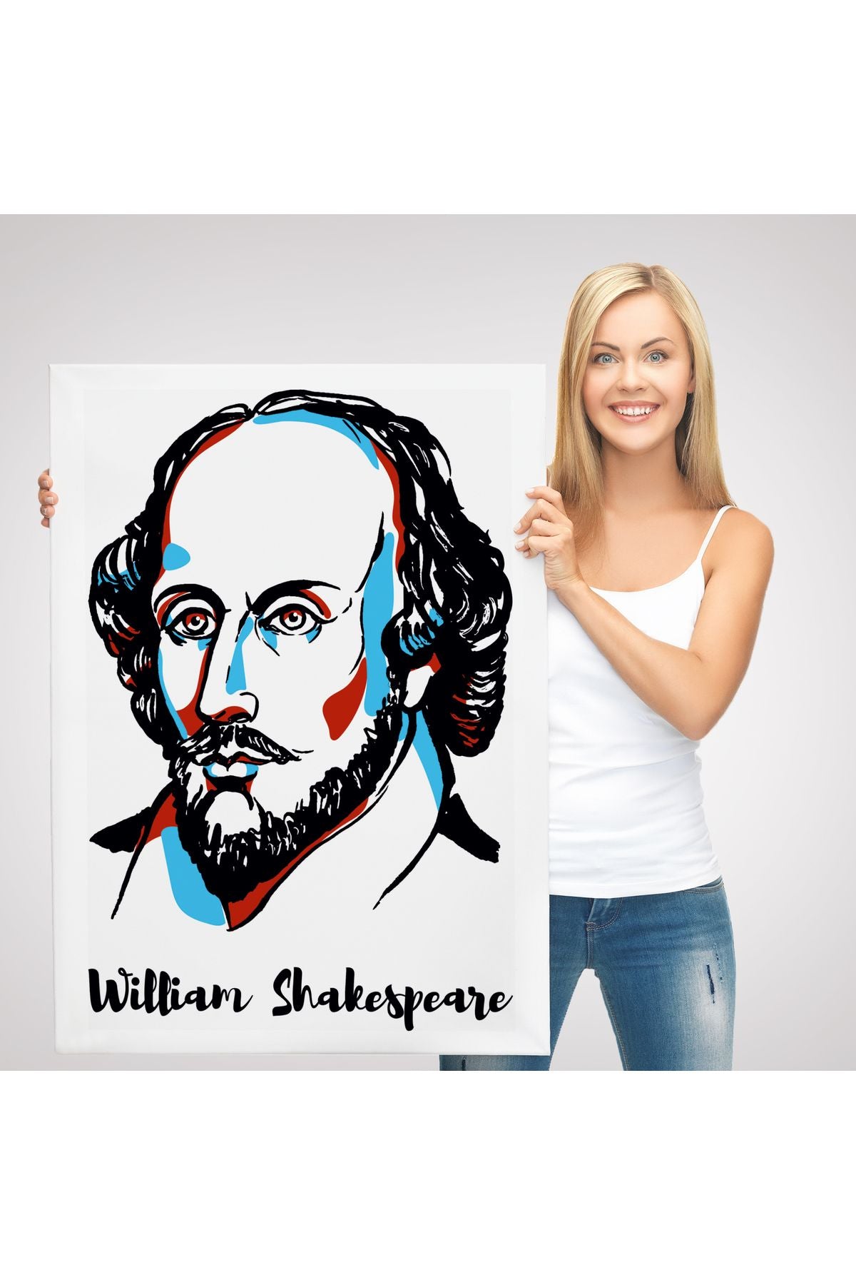 William Shakespeare Dekoratif Kanvas Tablo-5968