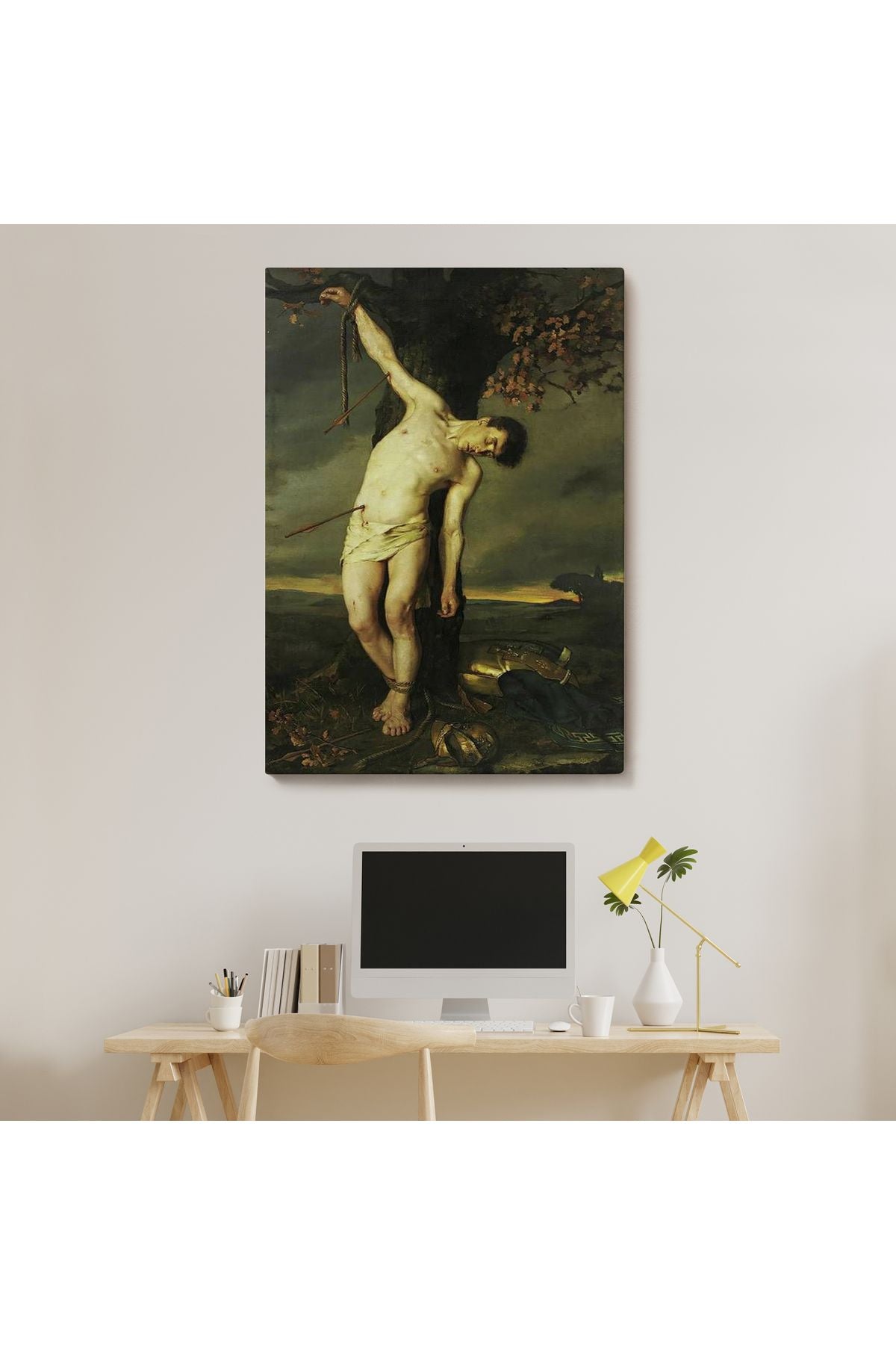 Dağ Manzarası Dekoratif Duvar Tablosu-6143