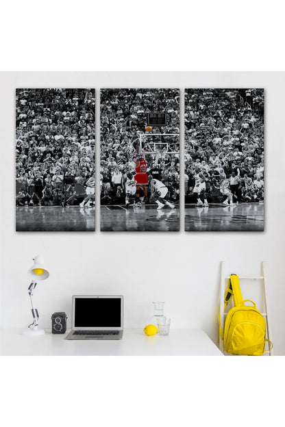 MLT Brnd product092 Michael Jordan Üçlük Şutu Kanvas Tablo-5139