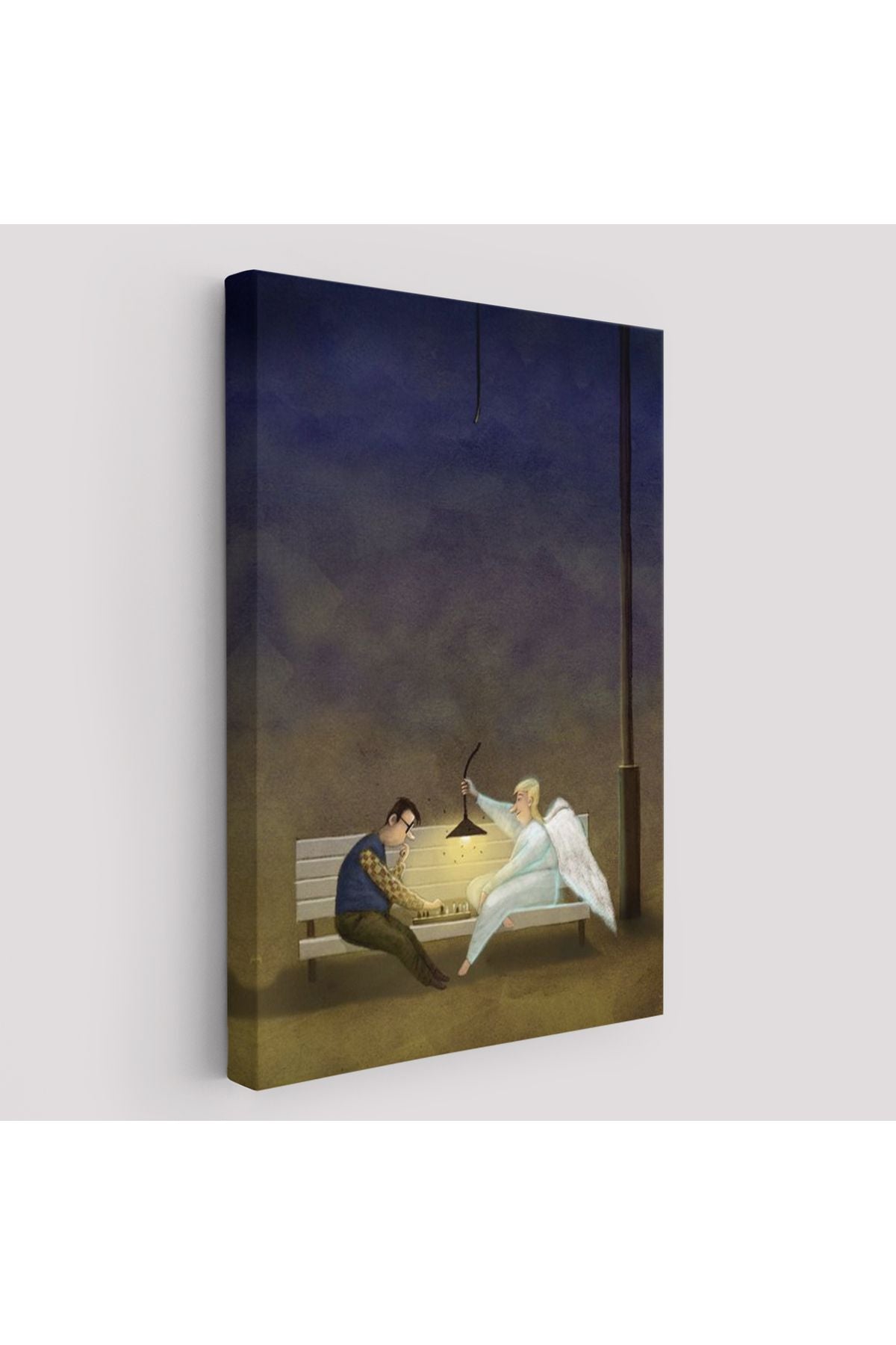 Melek İyi İnsanlara Yardım EdiyorDekoratif Tablo-6110