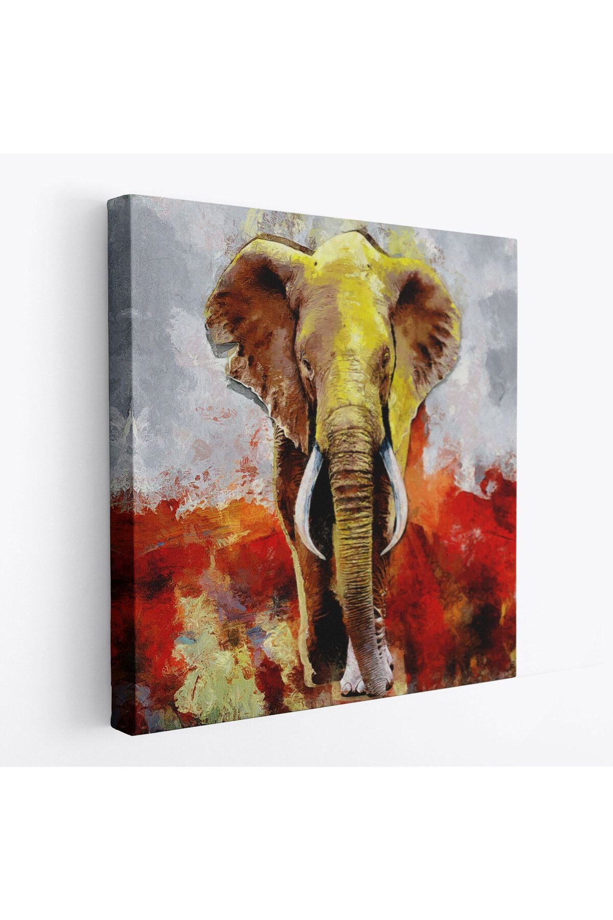 Modern Fil Yağlıboya Görünüm Dekoratif Kanvas Duvar Tablosu-5839