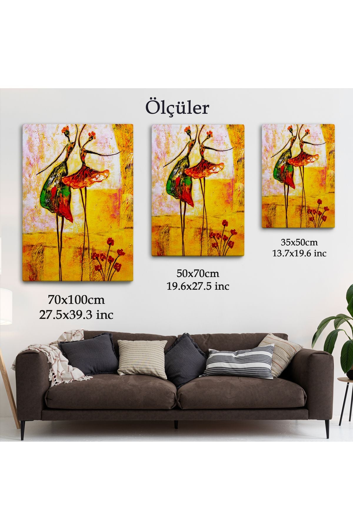 Tshp seri001 Dans Eden Kadınlar Kanvas Tablo-5982