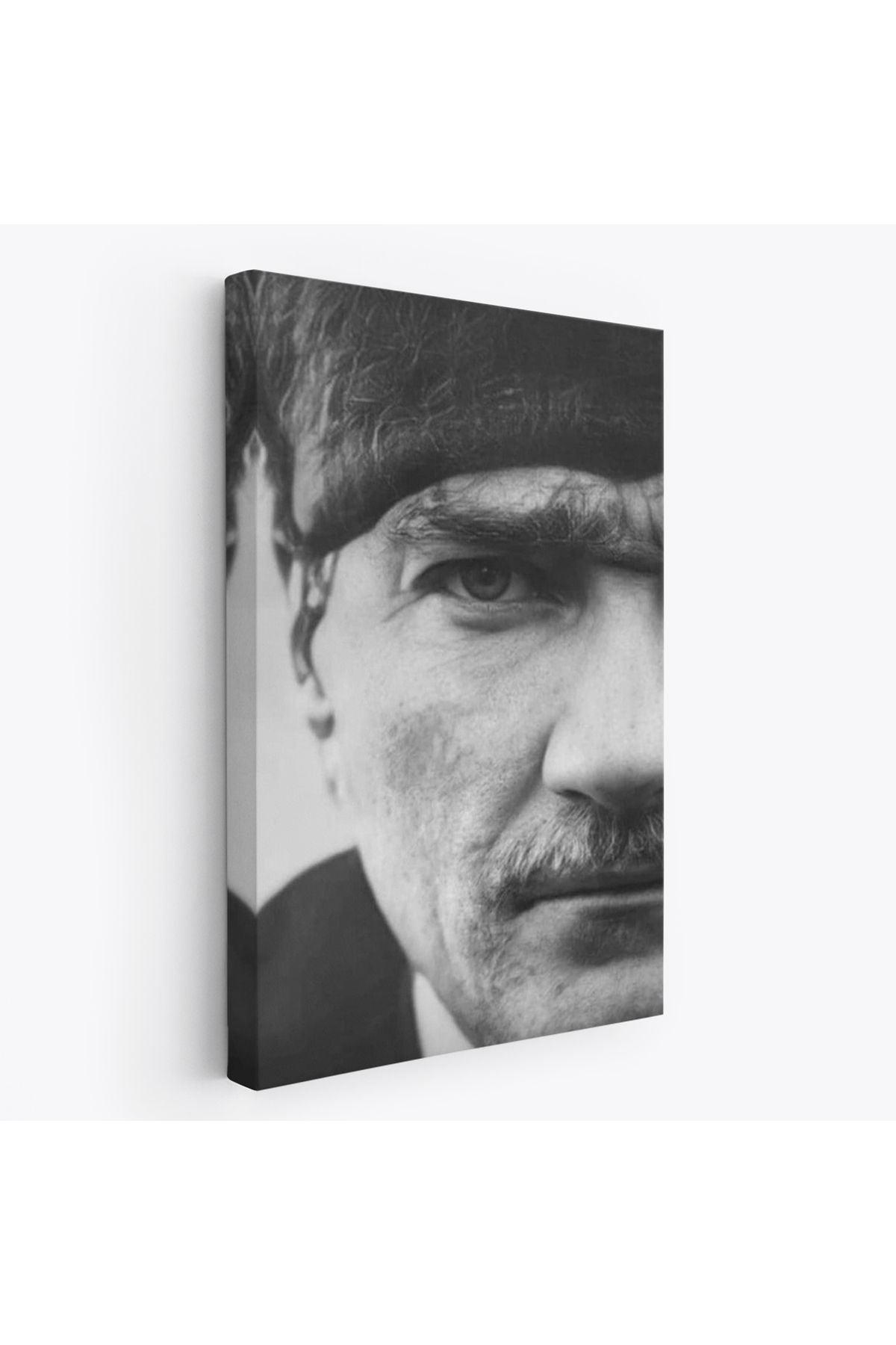 Atatürk Portre Tablosu Mustafa Kemal Atatürk Dikdörtgen Dekoratif Kanvas Tablo-FS-142