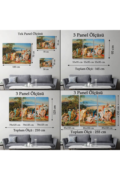 İsa'nın İnsanlara Görünüşü Tablosu - Aleksander Ivanov - The Apparition of Christ to the People-6539