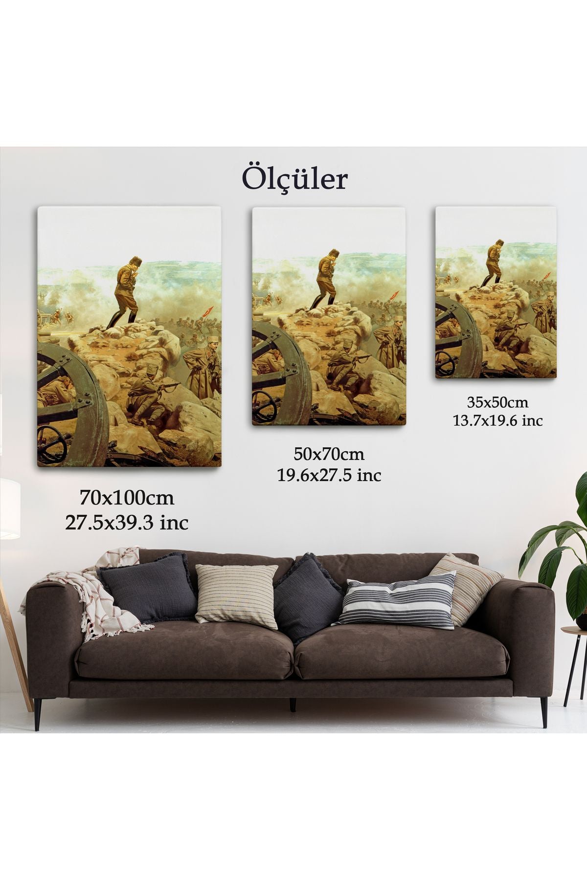 Atatürk ve Büyük Taarruz Duvar Tablusu-6463