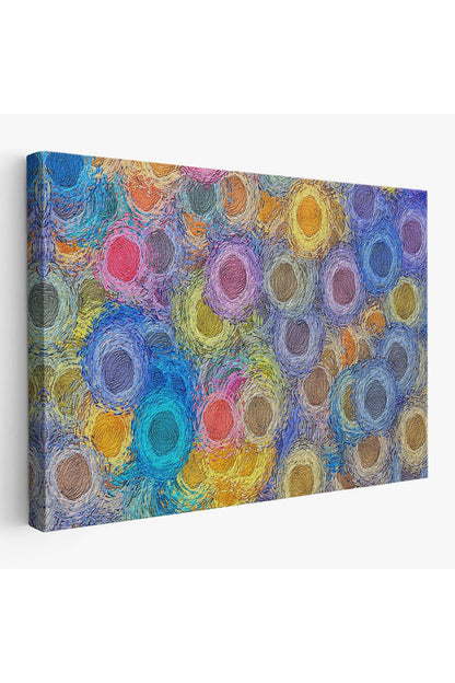 Soyut Modern Sanat Dekoratif Kanvas Duvar Tablosu-3595