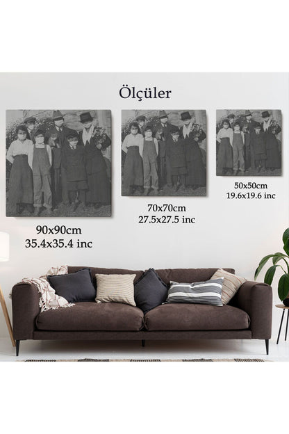 1918 İspanyol Gribi Krizi, Maskeli Kedi, Kanvas Tablo-5328