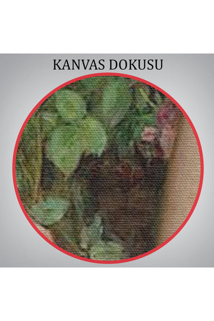 Gül Koklayan Güzel Helen Dekoratif Duvar Tablosu-6138