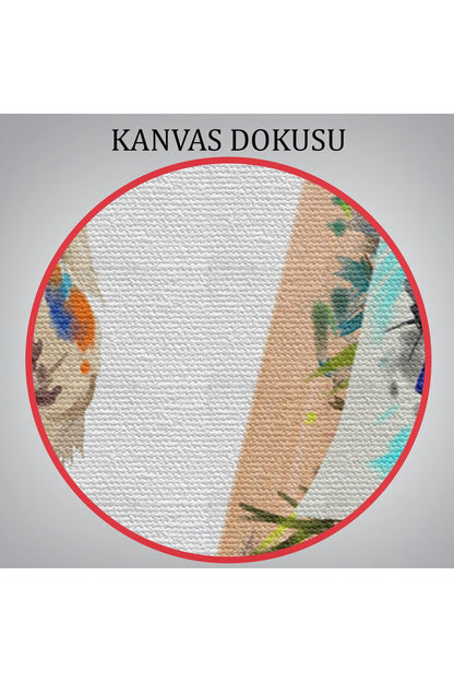Ressam Yavru Köpek Dekoratif Kanvas Tablo-5845