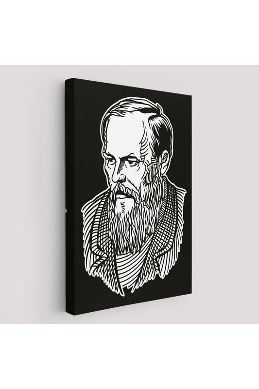 Fyodor Mihayloviç Dostoyevski Dekoratif Kanvas Tablo-5913