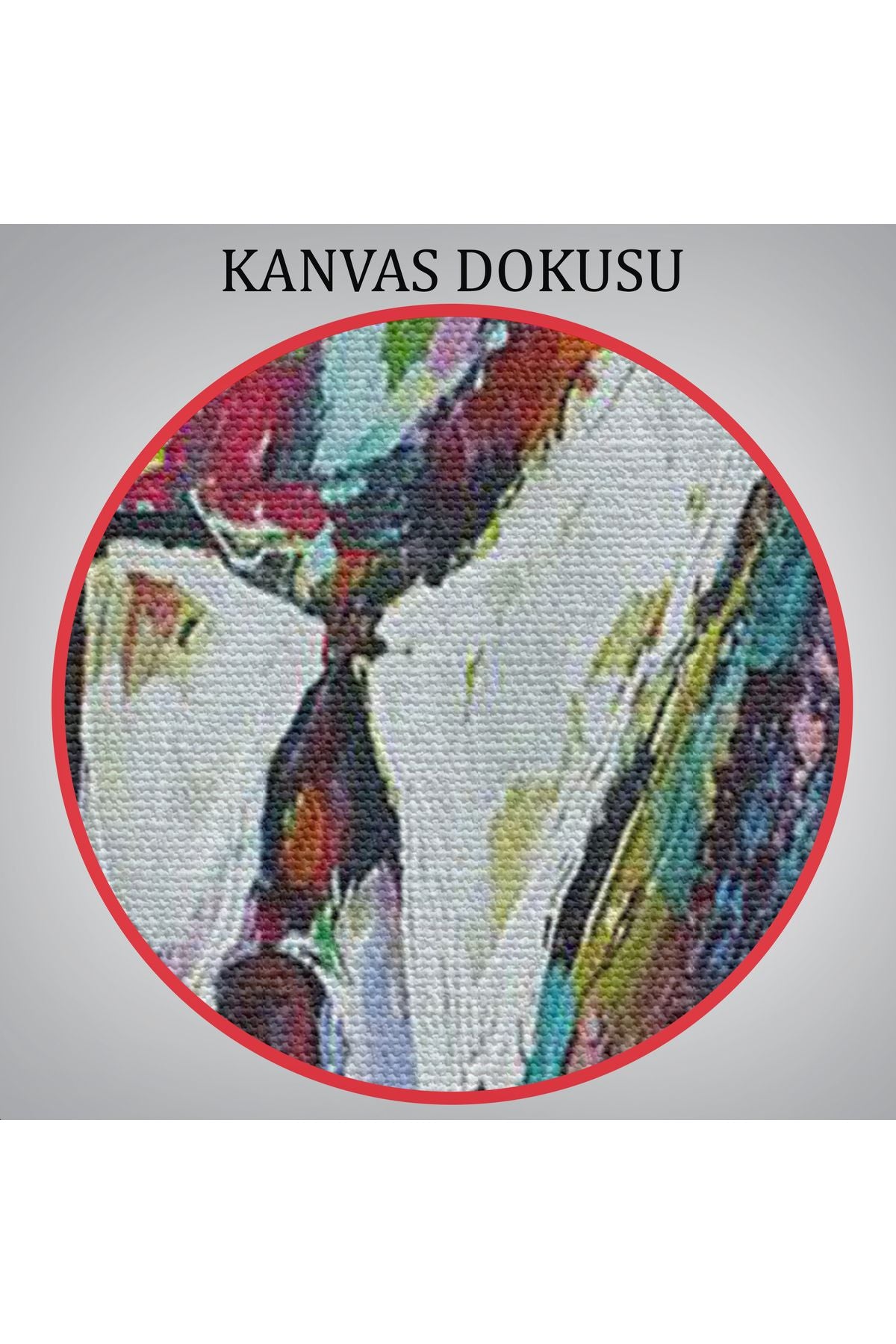 Yağlı Boya Efektli Renkli Mustafa Kemal Atatürk Duvar Tablosu-6069