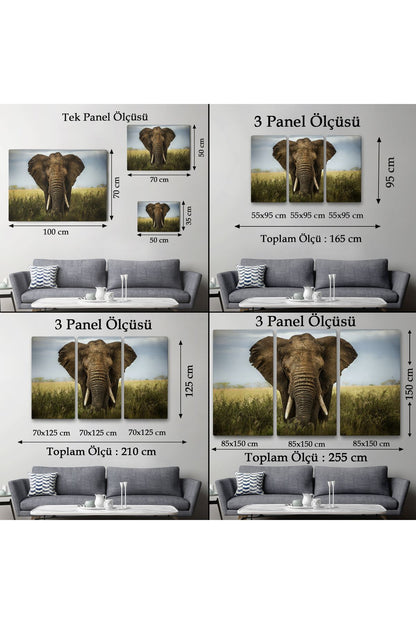 Fil Dekoratif Kanvas Tablo 1121