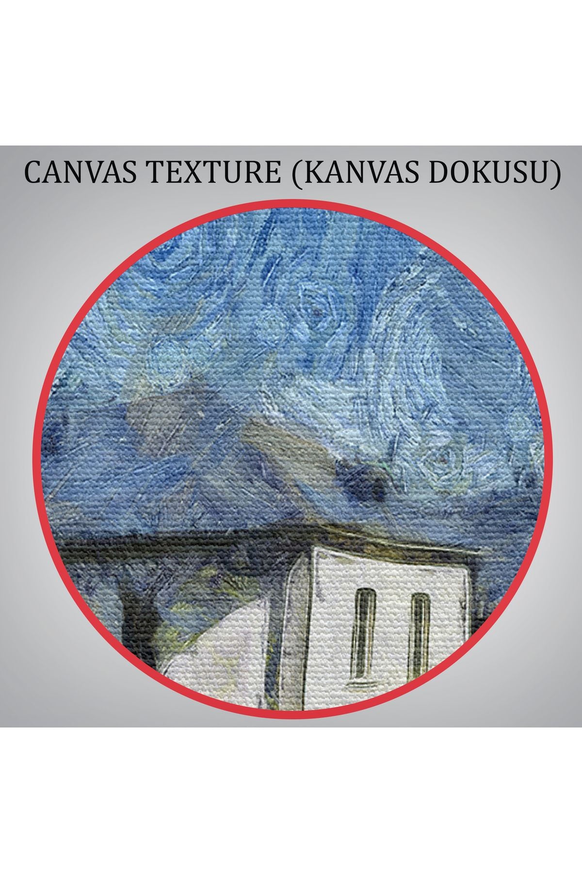 Göl Kenarındaki Köy Evi Dekoratif Duvar Tablosu-3528