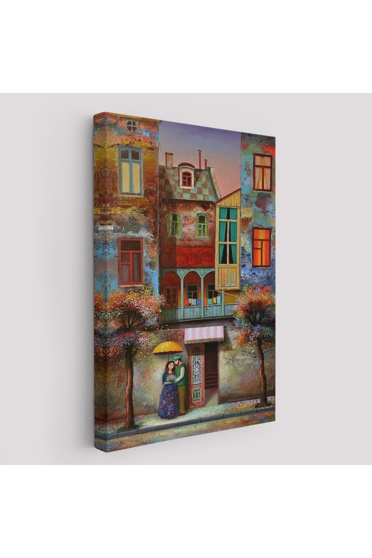 Aşık Çift Kanvas Duvar Tablosu-6179