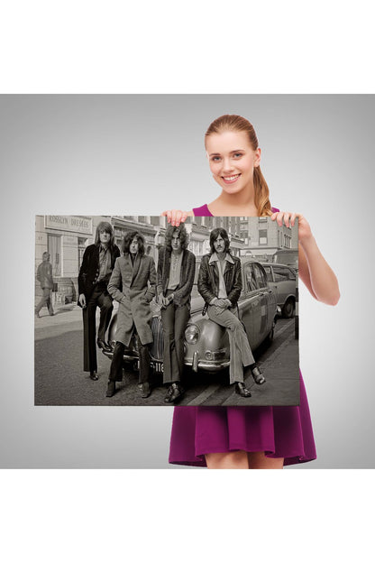 Led Zeppelin Efsanesinin Arabası John Bonham Kanvas Tablo-5407