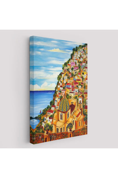 Roberto Gagliardi'nin Positano İsimli Tablosu-6328