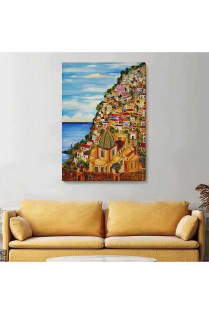 Roberto Gagliardi'nin Positano İsimli Tablosu-6328