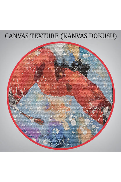 Serbest Stil Kayan Kayakçı Duvar Tablosu-3482