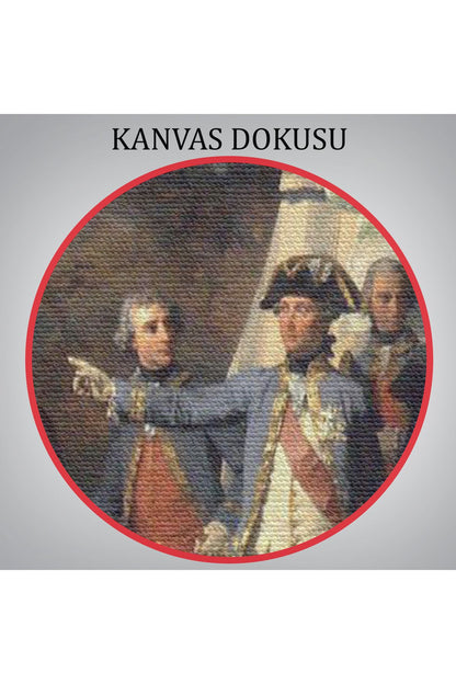 YB Yorktown Kuşatması Tablosu - Couder Yorktown Versailles-6546