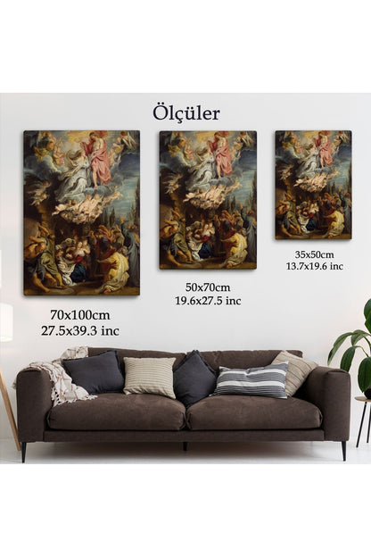 Taç Giyme TörenTablosu - Coronation of the Virgin 1644 Diego Velázquez -6473