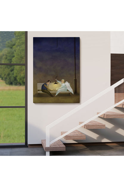 Melek İyi İnsanlara Yardım EdiyorDekoratif Tablo-6110