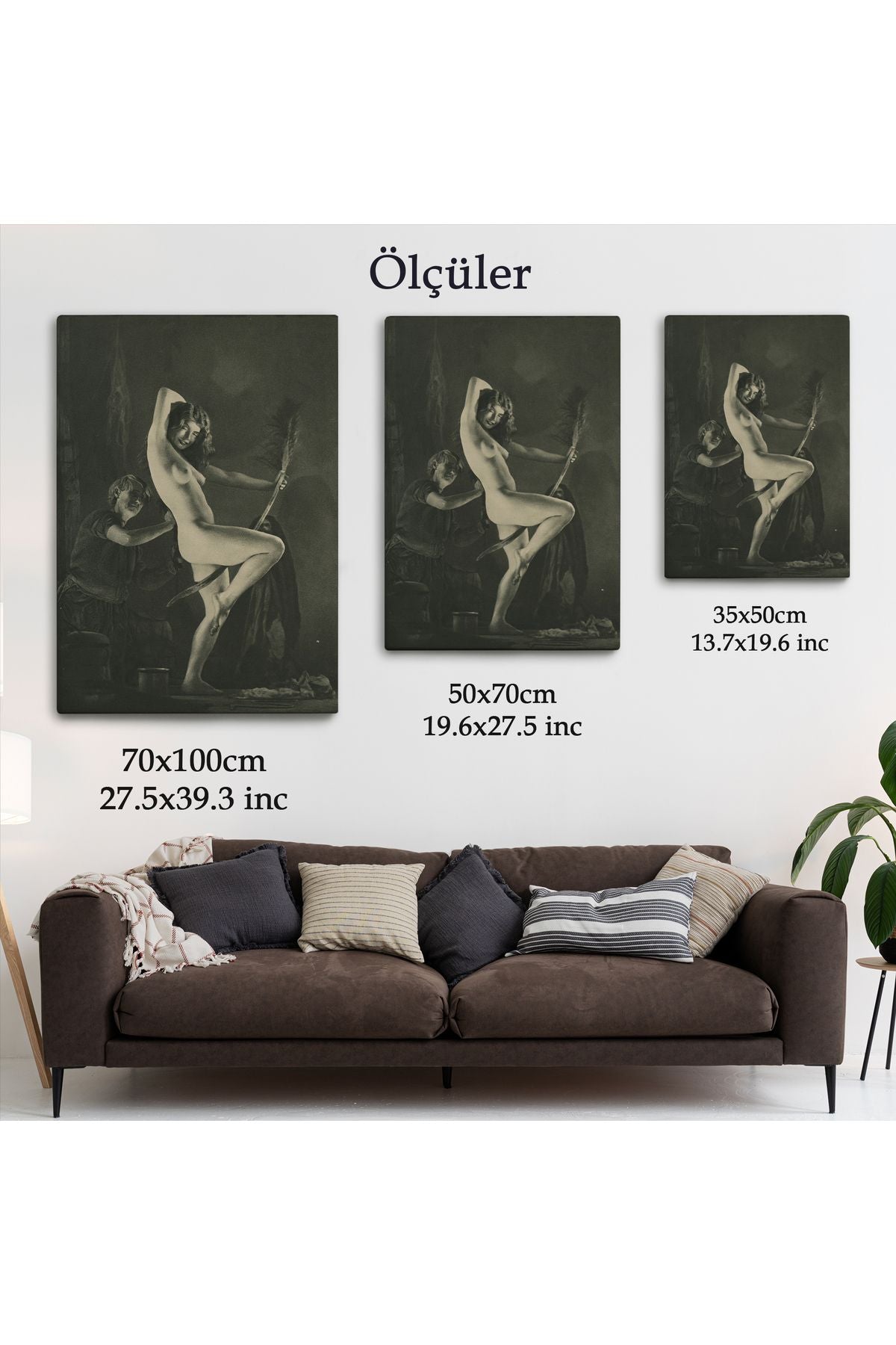 Şabat Gününe Hazırlık, William Mortensen Cadılar Bayramı - années 1930 Kanvas Tablo-5282