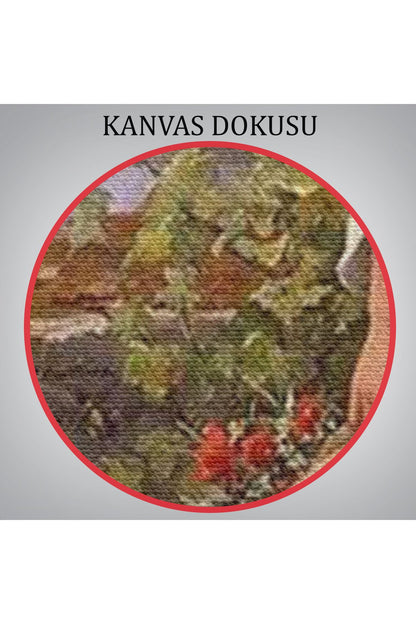 Kanvas Tablo, Duvar Dekoru, Bahçıvan Kadın ve Çim Biçmesi 6161 BUNGKNV