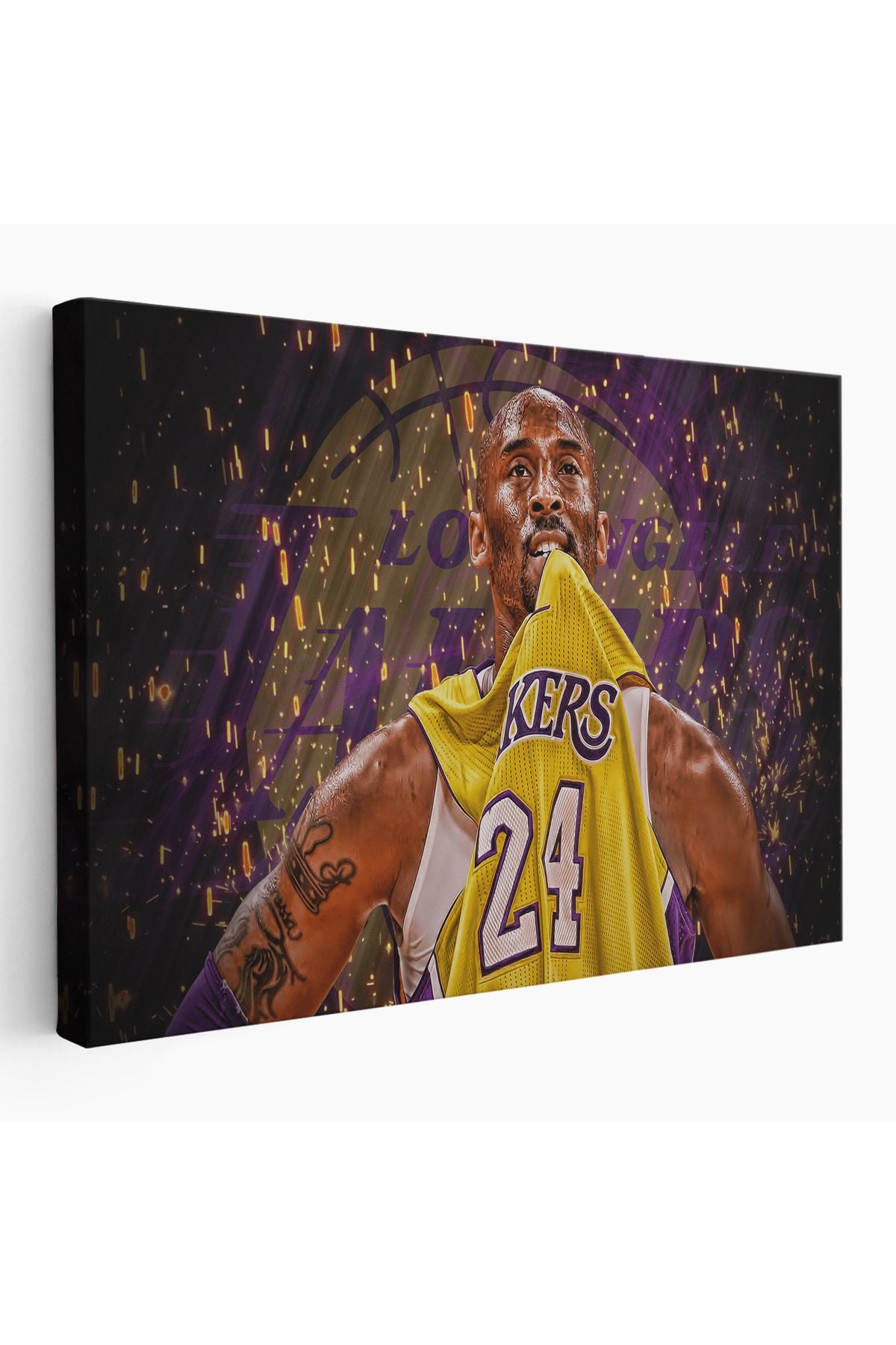 Kobe Bryant Los Angeles Lakers Kanvas Tablo / Black Mamba-5151