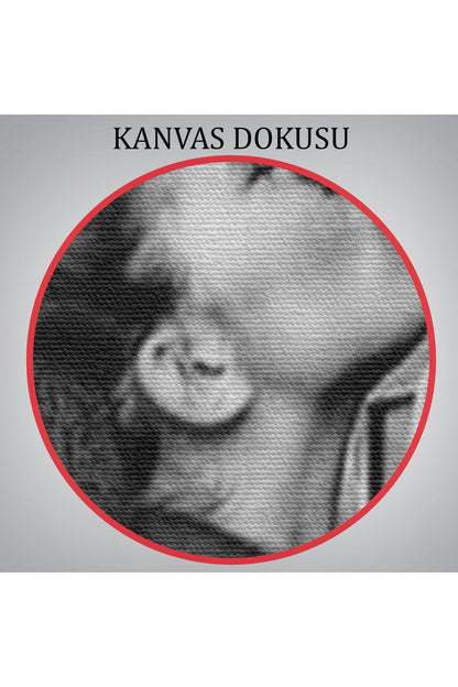 Ayrılık Zamanı Sevgilisi ile Trende Öpüşen Asker Kanvas Tablo-5227